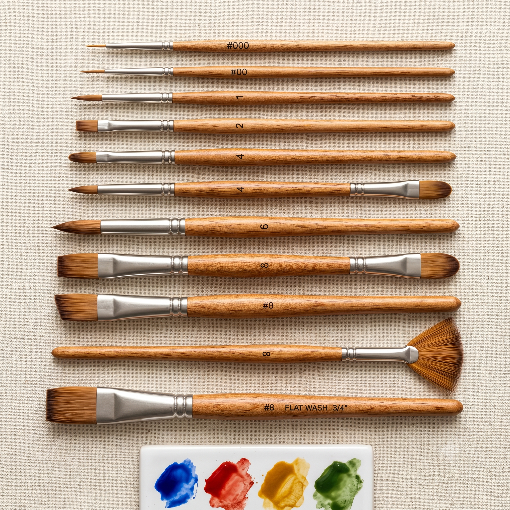 Complete Artist Brush Set