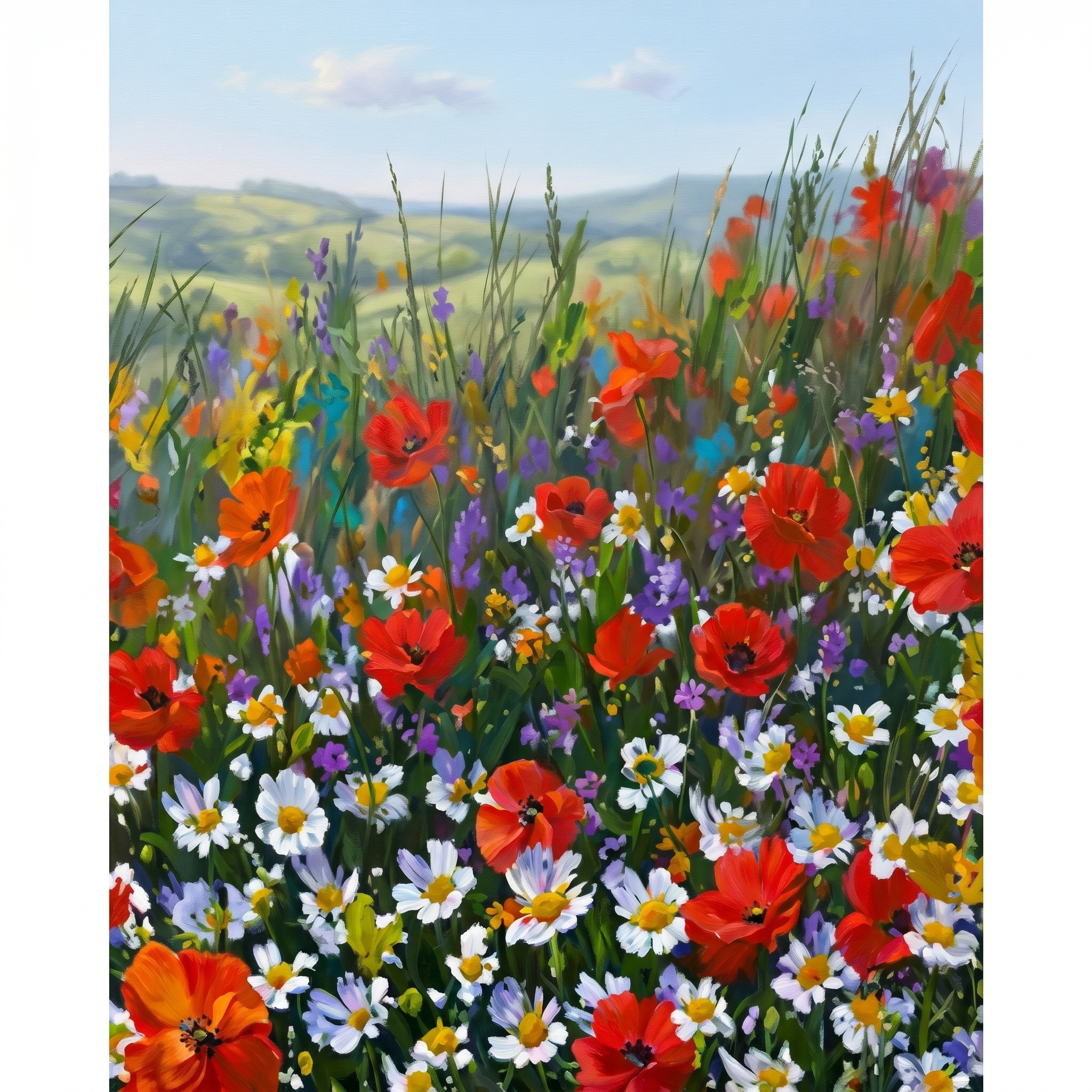 Floral Paint-by-Numbers Kit