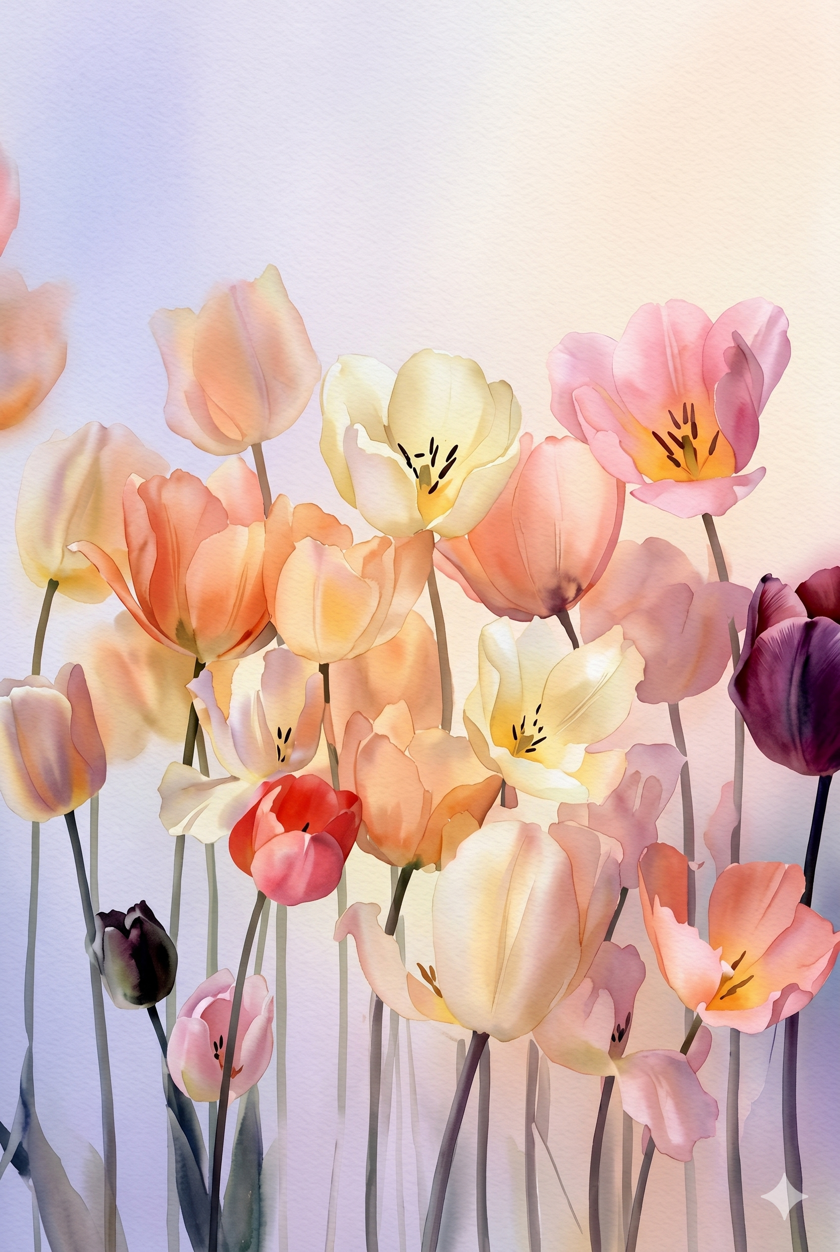 Floral Paint-by-Numbers Kit