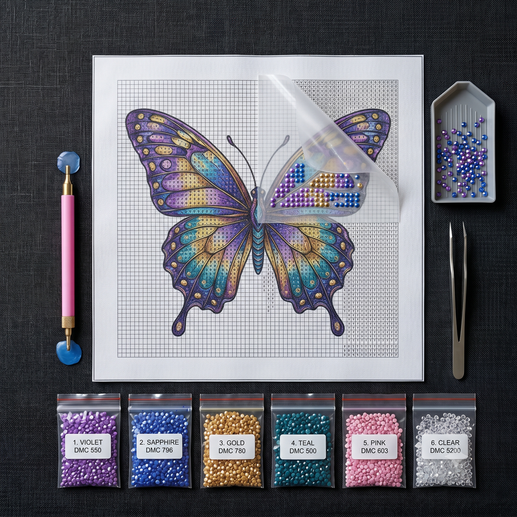 Butterfly Diamond Painting Kit