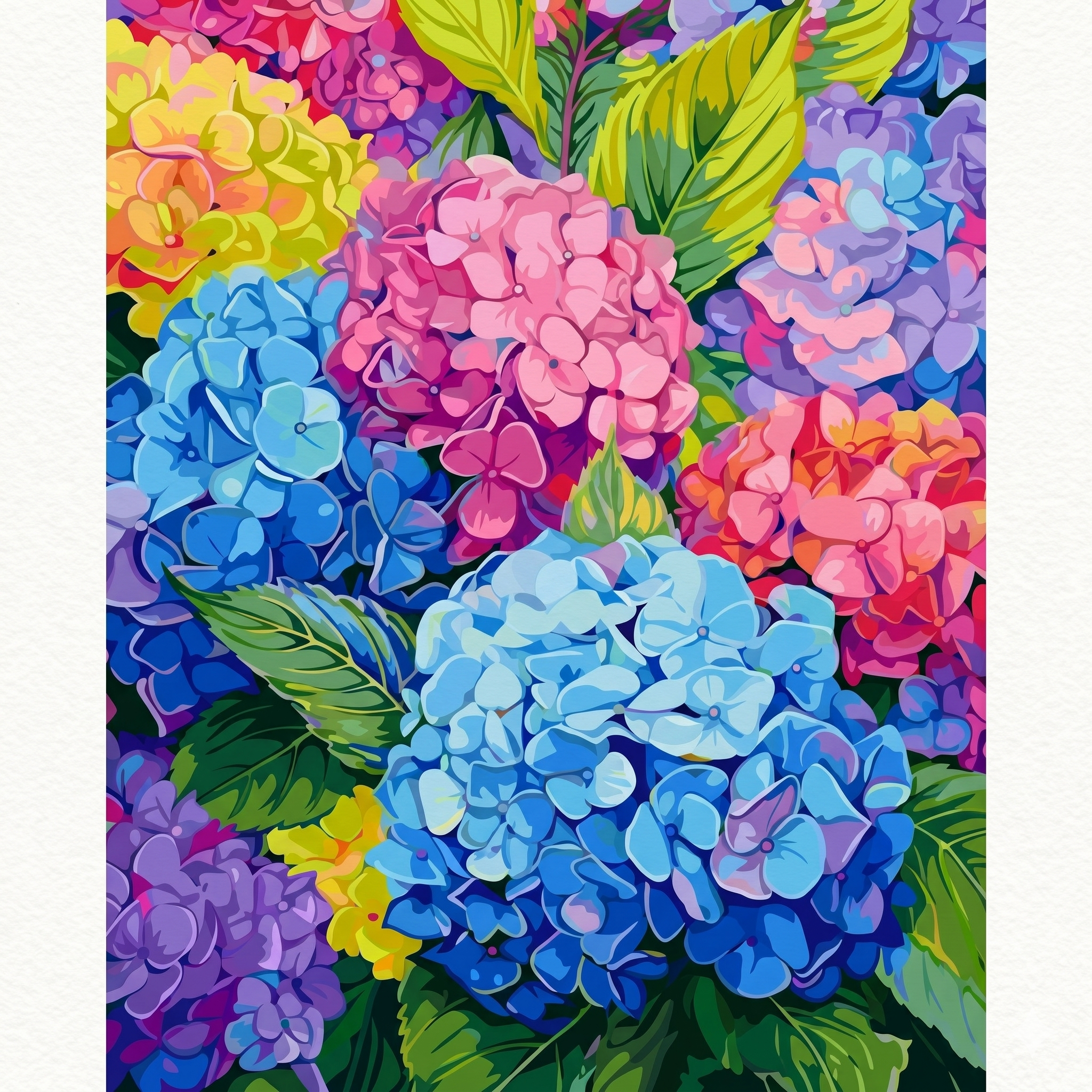 Floral Paint-by-Numbers Kit