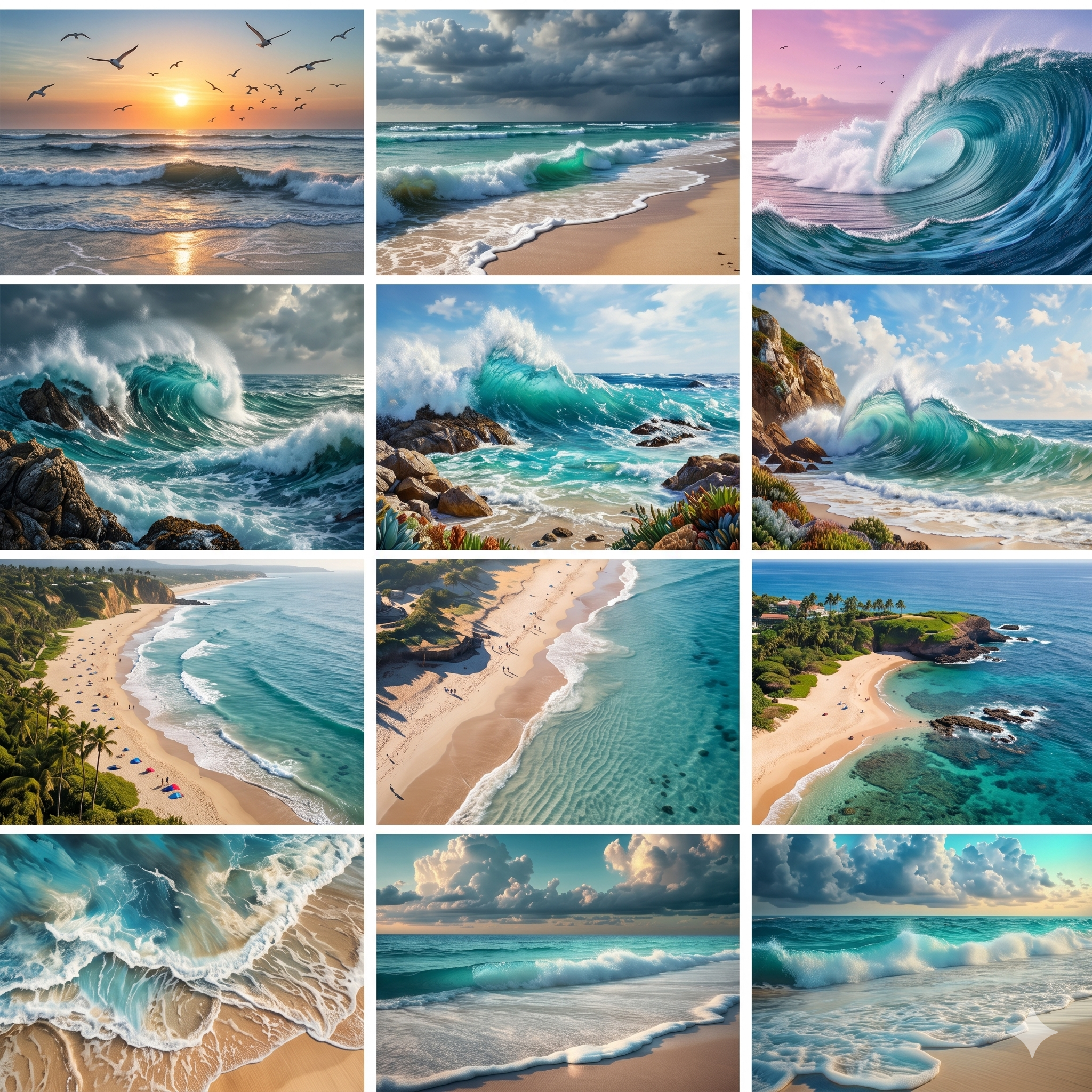 Ocean Beach Paint-by-Numbers Kit