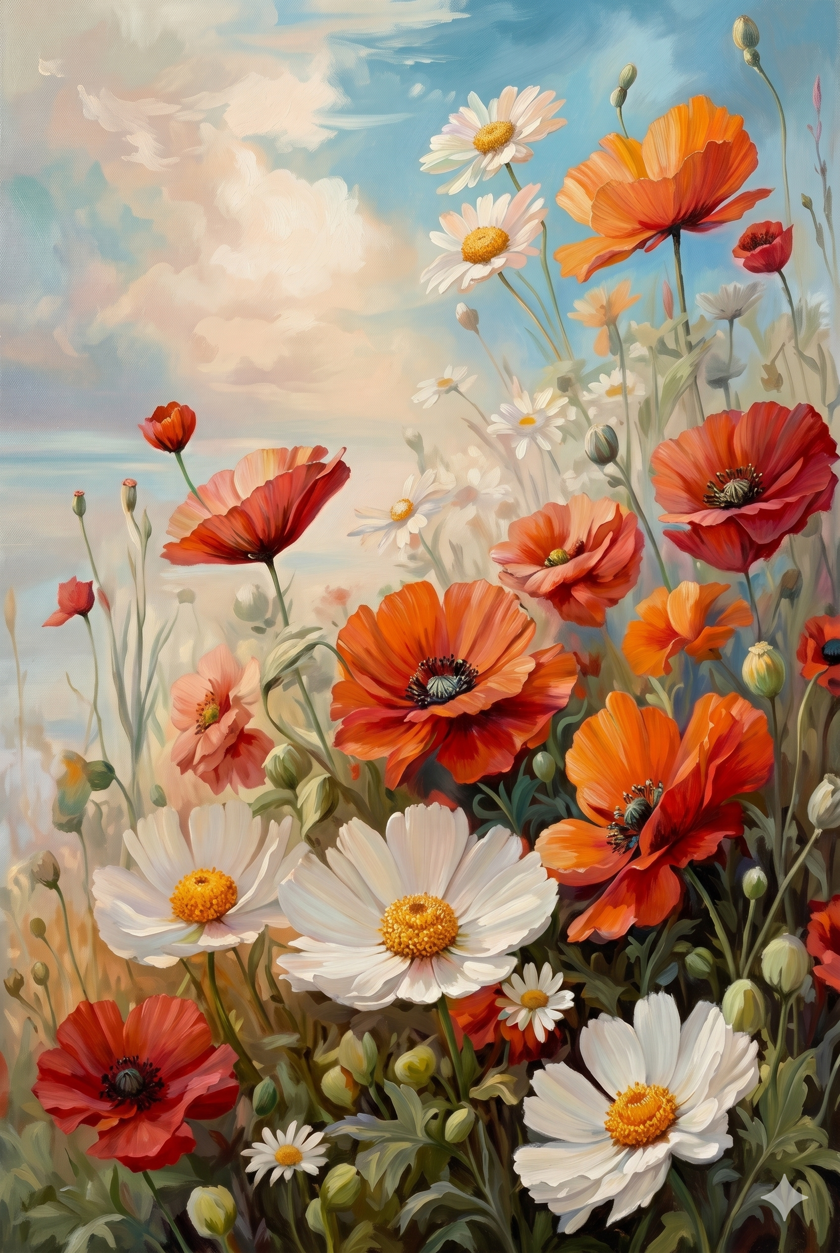 Floral Paint-by-Numbers Kit