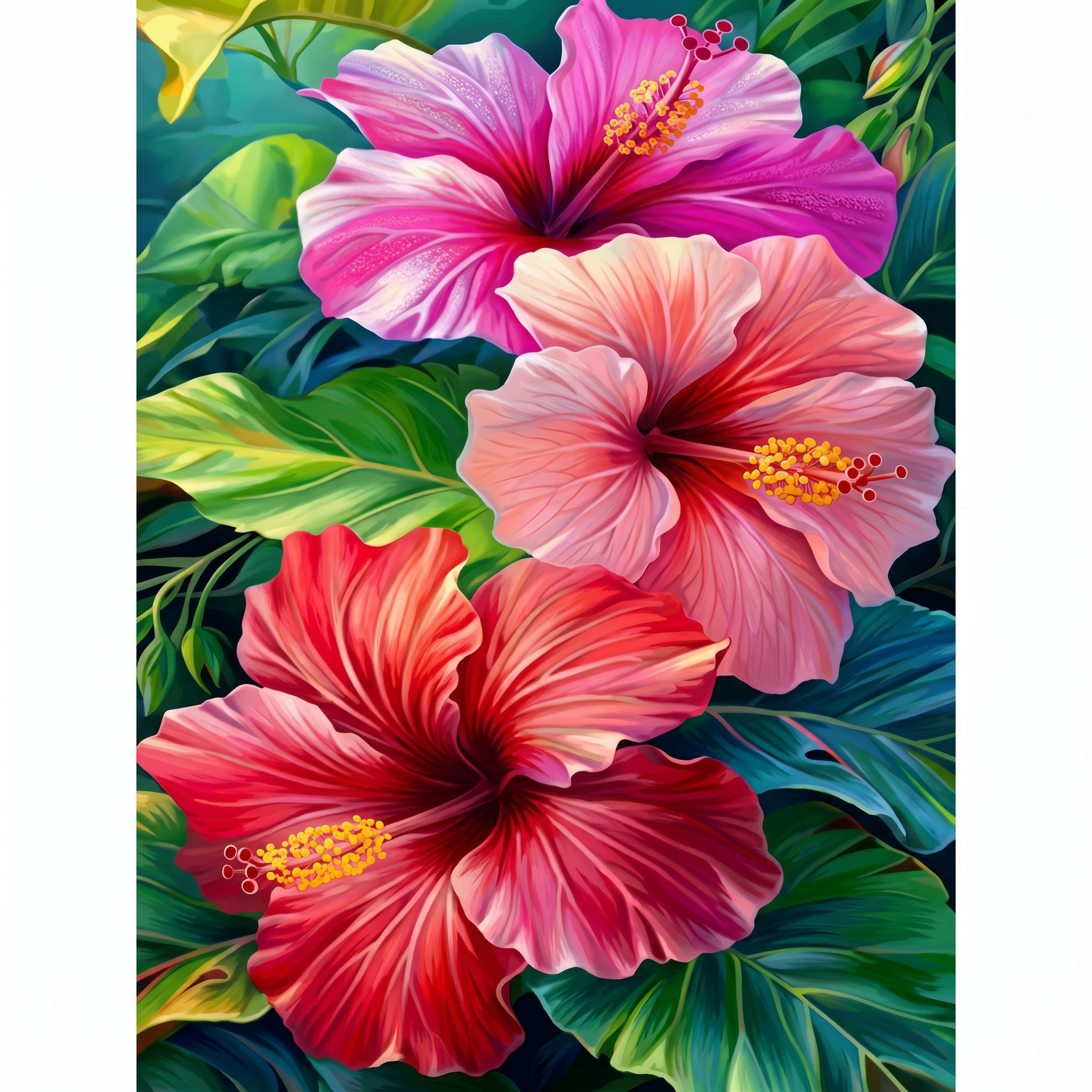 Floral Paint-by-Numbers Kit