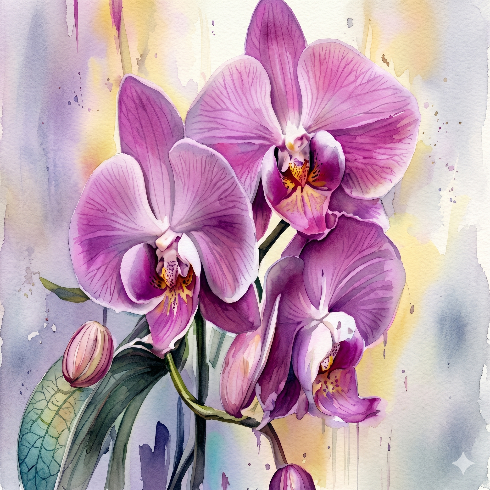 Floral Paint-by-Numbers Kit